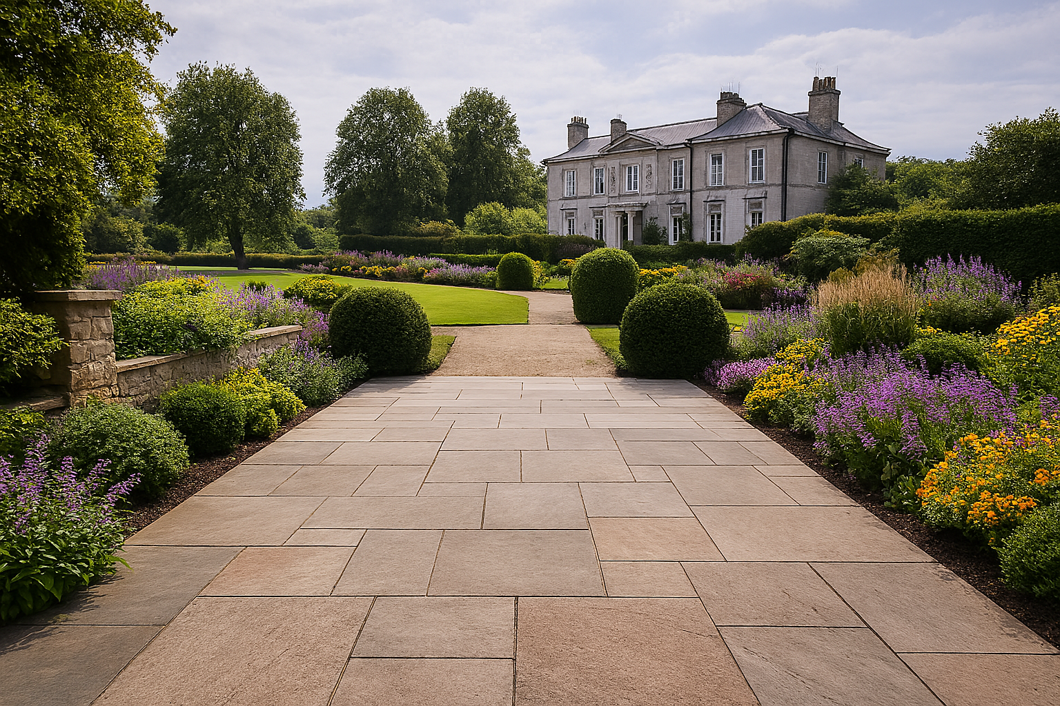 Georgian Formal Patios