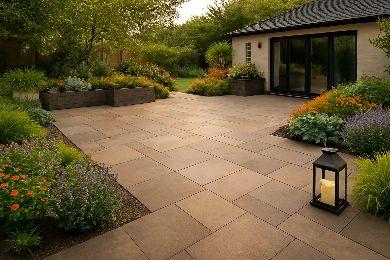 Completed patio project